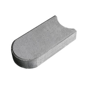 Vrtni robnik siv 22 cm x 12 cm x 4,5 cm