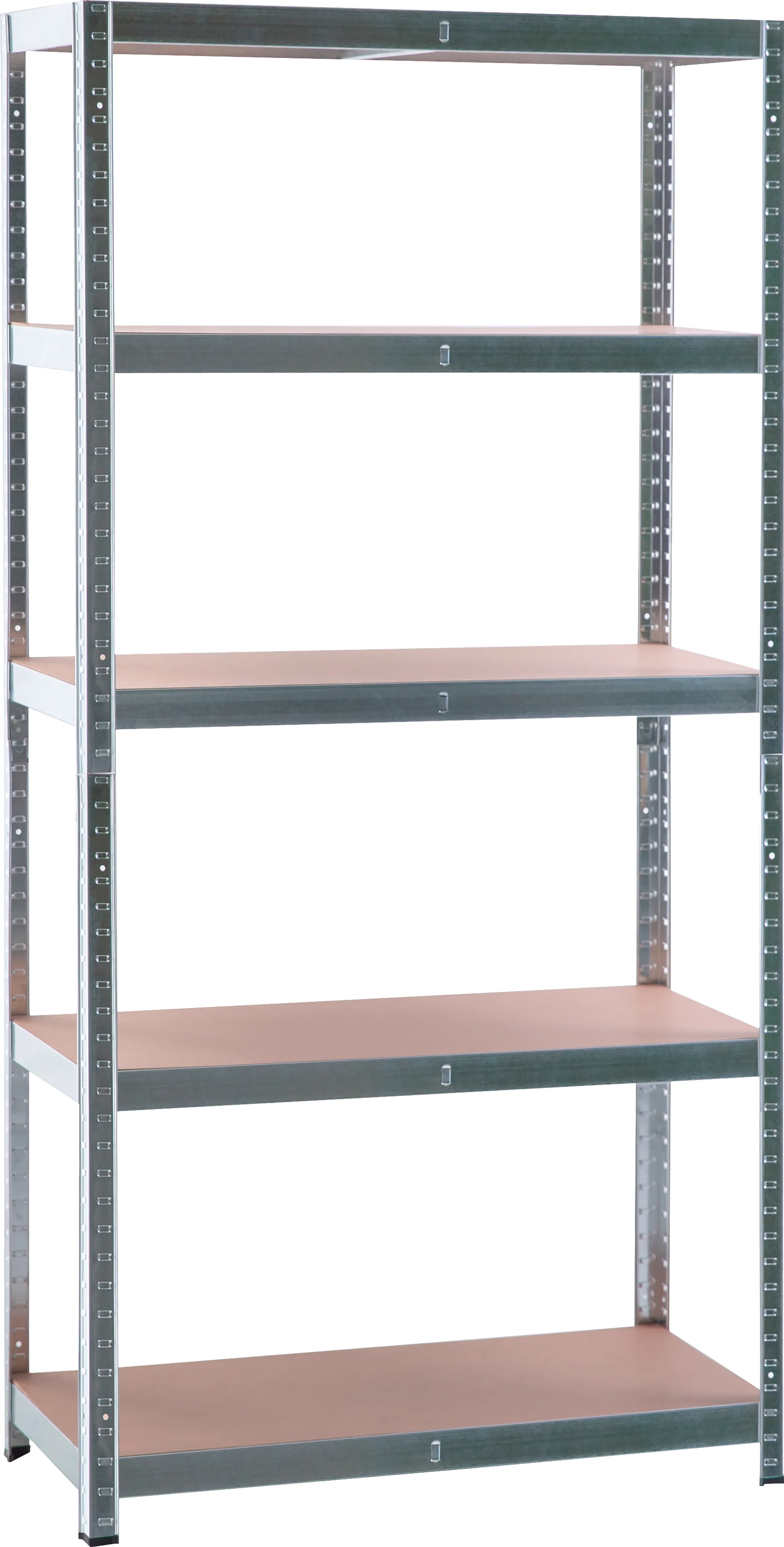 Kovinski vtični regal za velike obremenitve pocinkan 180&nbsp;cm x 90&nbsp;cm x 40&nbsp;cm