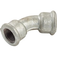 Fiting 18,6 mm (Rp 1/2) Temprana litina 45 stopinj