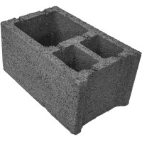 Oblak Opečno-betonski vogalnik 24 cm x 19 cm x 39 cm cementno siva