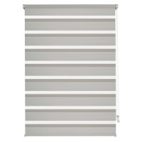 Gardinia Easyfix dvojni rolo z montažno tirnico 120 cm x 150 cm siva