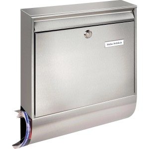 Burg Wächter Komplet poštni nabiralnik iz nerjavečega jekla Borkum 38770 Ni