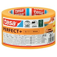 Tesa Zaščitni trak Perfect+ 50 m x 30 mm rumen 2 kosa