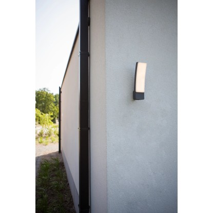 Lutec Zunanja stenska LED-svetilka Kira 17,3 W 31,1 x 8,3 x 11 cm antracitna