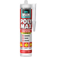 Bison Konstrukcijsko lepilo Poly Max brezbarven 300 g v kartuši