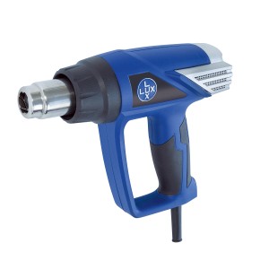 LUX-TOOLS Toplotna pištola HLP-2000 LCD s priborom