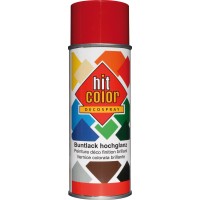 Hitcolor Barvni sprej ognjeno rdeč visoko sijajni 400 ml