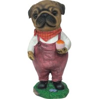Dekorativna figura pes poliresin 19 cm x 9 cm x 9 cm