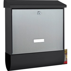 Burg Wächter Poštni nabiralnik Black & Steel Komplet London 68670 B+S