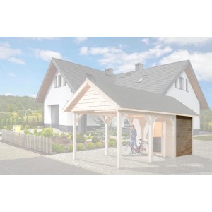 Weka Stranska stena WekaLine za avtomobilske nadstreške, neobdelana, 28 mm