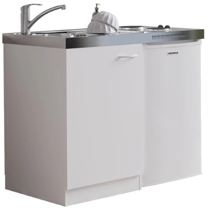 Respekta Mini kuhinja Pantry 100S 100 cm bela