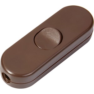 OBI Vrvično vmesno stikalo rjave barve 3 A