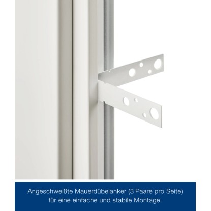 Hörmann Notranja kovinska vrata ZK bela leva 750 mm x 2125 mm