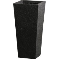 Posoda za rastline Calais antracitna 50 cm x 23 cm x 23 cm
