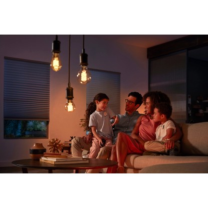 Philips Hue LED-sijalka z nitko ST19 Bela E27 Enojno pakiranje 9 W Bluetooth