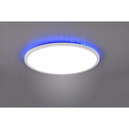 Reality Stropna LED-svetilka Aureo bela mat 2,5 x 40 x 40 cm