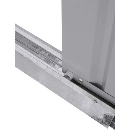 Globel Industries kovinska lopa 6x4 kovinsko srebrna Š x G: 171 cm x 113 cm