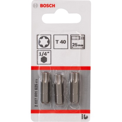 Bosch Nastavek TX Pro T40 ekstra trd 3 kosi