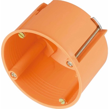 Doza za votle stene Ø 68 mm x 47 mm oranžna IP30 10 kosov