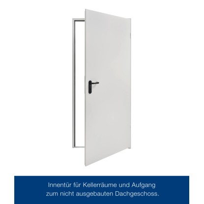 Hörmann Notranja kovinska vrata ZK bela desna 875 mm x 1875 mm