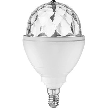 Disko LED žarnica RGB E14