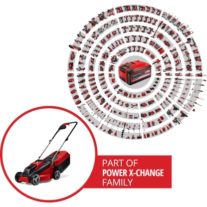 Einhell Akum. kosilnica GE-CM 18/30 Li 25 l z akum. baterijo in polnil. 18 V
