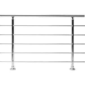 Dieda Ograjna garnitura vodoravne palice iz eloks. aluminija 100 cm x 150 cm