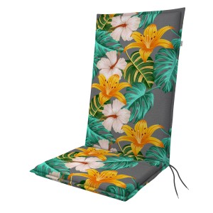 Doppler Blazina z visokim naslonom z vzorcem lilije