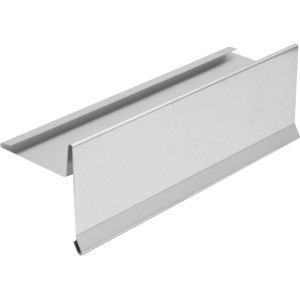 Zaključna pločevina z vodnim zgibom mere 250 mm x 2000 mm iz aluminija