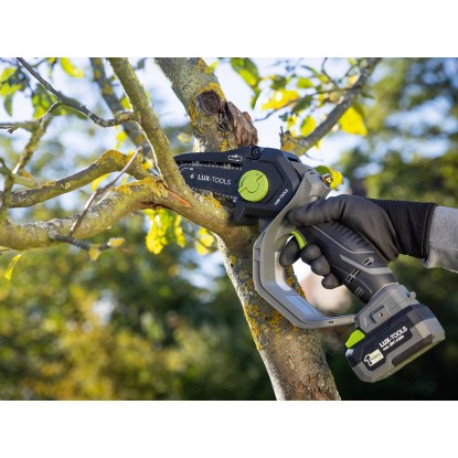 LUX-TOOLS 20 V Akumulatorska enoročna žaga za veje 1 PowerSystem A-EAS-20/154 se