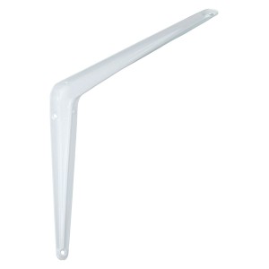 OBI Konzola iz jeklene pločevine Eris Bela 200 mm x 250 mm