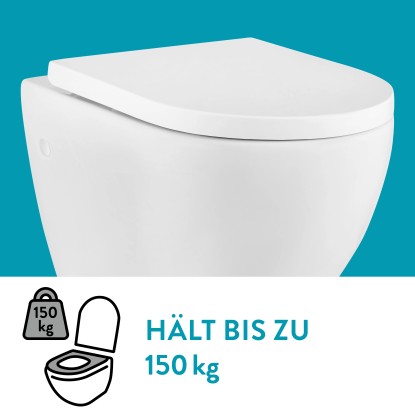 baliv Stenska WC garnitura Kingston globinsko izpiranje bela brez roba