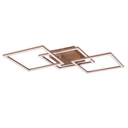 Reality Stropna LED-svetilka Trail 1-plamenska Coffee 52,6 cm x 52,6 cm