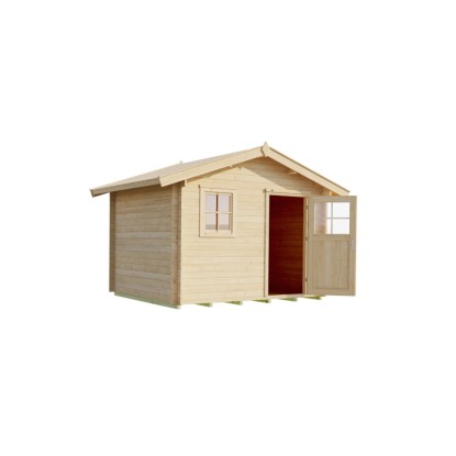 Weka Vrtna hiška Premium28 FT Neobdelana ŠxG: 300 cm x 200 cm Nadstrešek 20 cm