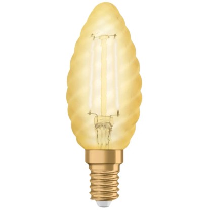 Osram LED-sijalka 1906 oblike zavitega plamena E14/2,5 W (220 lm) topla bela