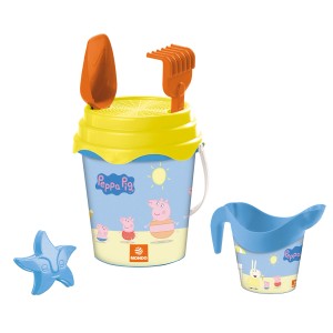 Happy People Komplet z vedrom za pesek Pujsa Pepa 6-delni