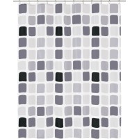 Kleine Wolke Zavesa za prhanje Sonny 180 cm x 200 cm antracit