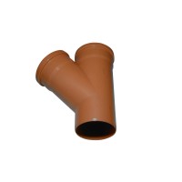 Marley Preprost odcep kanalizacijske cevi 45 stopinj DN 125/125
