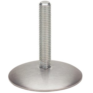 Hettich Sistem za nastavitev po višini, navoj M10, Ø 60 mm, nerjavno jeklo