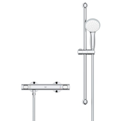 Grohe Termostatska armatura za prho 1/2" s kompletom za prho 600 mm