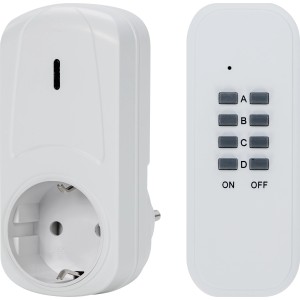 Komplet radijskih stikal 2-delni Bele barve