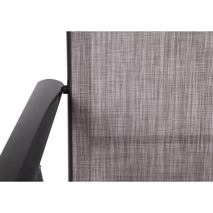 Garnitura vrtnega pohištva Travessa 8-delna iz aluminija siva