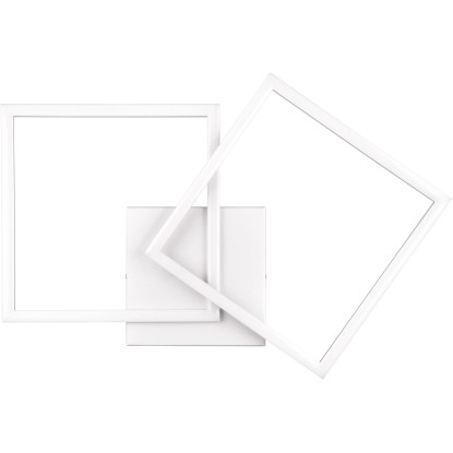 Reality Stropna LED-svetilka Trail 1-plamenska v barvi titana 44,6 cm x 39,6 cm