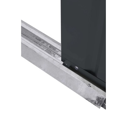 Globel Industries kovinska lopa 8x8 antracit Š x G: 234 cm x 237 cm