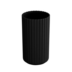 Allstar Lonček za zobne ščetke Minas črn polipropilen 7 x 12 x 7 cm