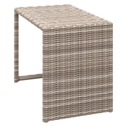 Balkonska garnitura Olea Compact 5-delna poliratan svetlo siva