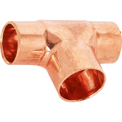 Spajkani reducirni T-kos 15 mm x Ø 18 mm x Ø 15 mm Baker