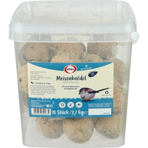 Elles Hrana za divje ptice v obliki lojne pogače za sinice brez mrežice 30 kosov