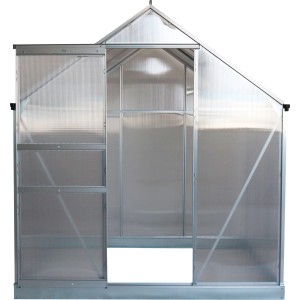 Rastlinjak iz aluminija 205 cm x 190 cm 190 cm