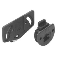 Hettich Montažni komplet SlideLine 1plus za ena vrata 30 kg Umetna masa Rjava